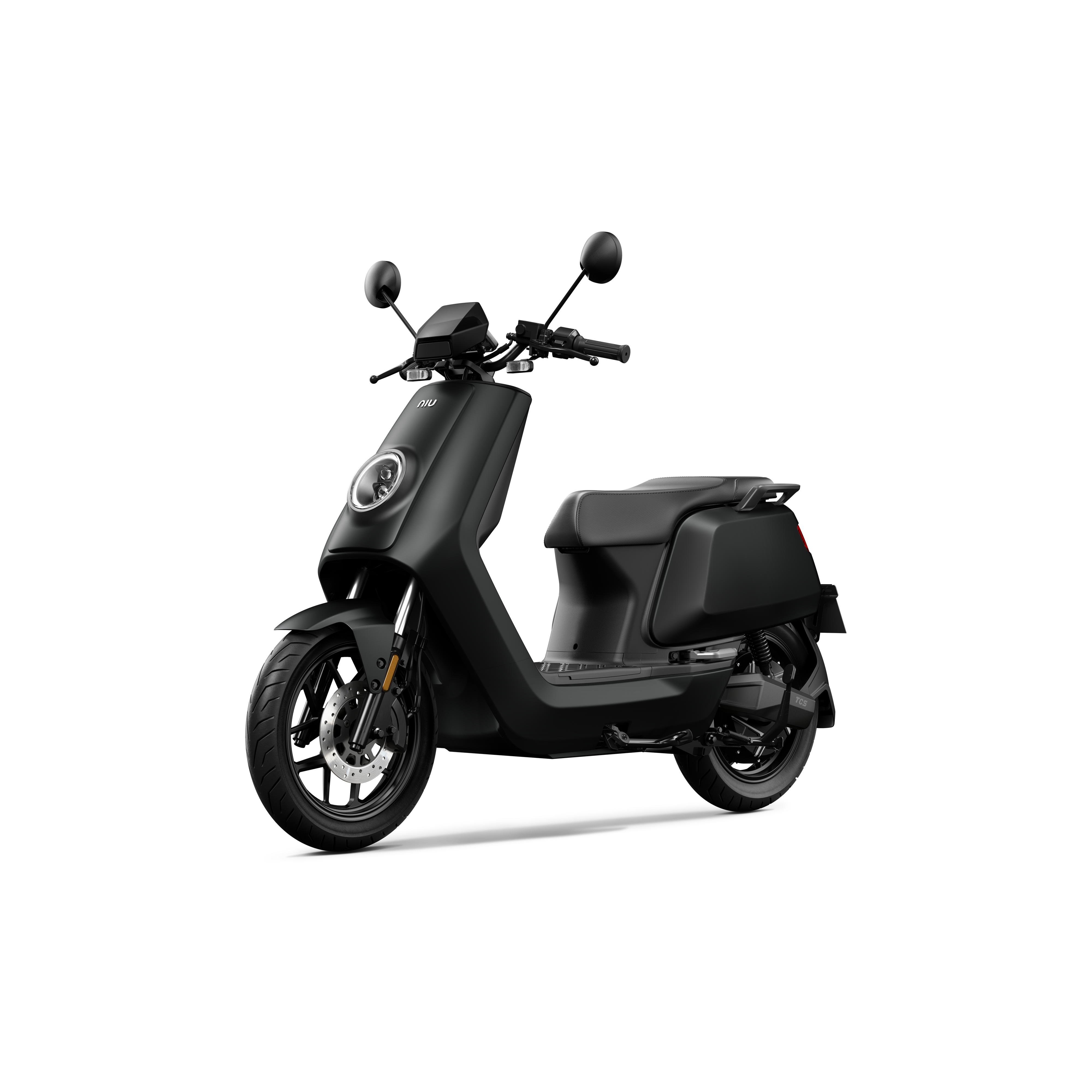NIU NQi Sport MY26 Noir Mat – vue avant gauche